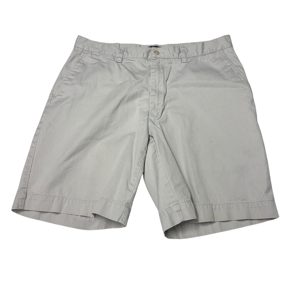 Polo Ralph Lauren Prospect Short Mens 35X9 Light Gray Classic Chino Cotton Twill